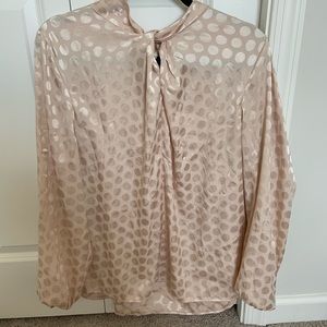 Ann Taylor blush pink blouse!